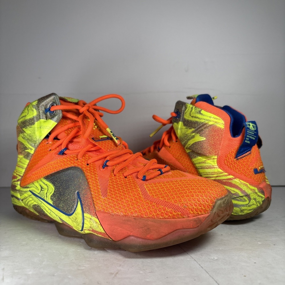 Size 9.5 Nike LeBron 12 Six Meridians Sneakers Shoes 684593-870